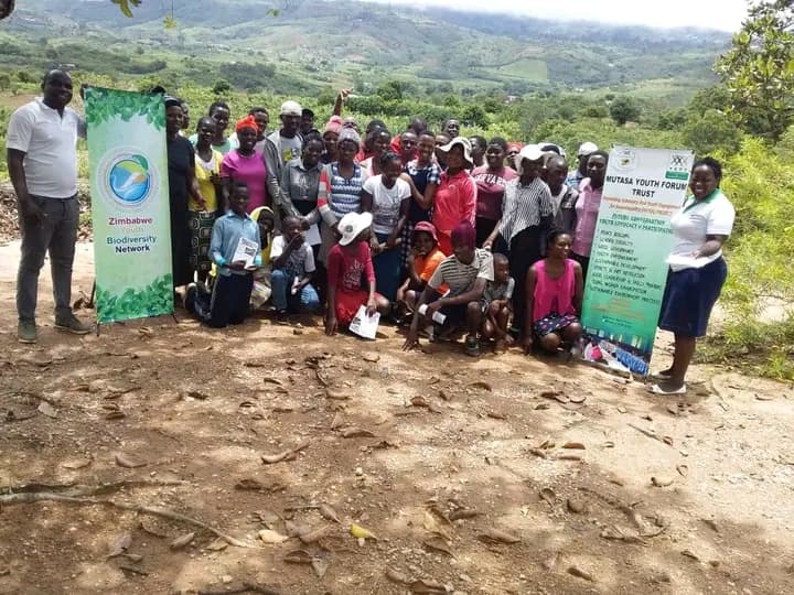 Mutasa Youth Forum community gathering in the hills of Manicaland